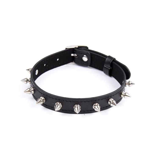 Black Punk Spike Choker