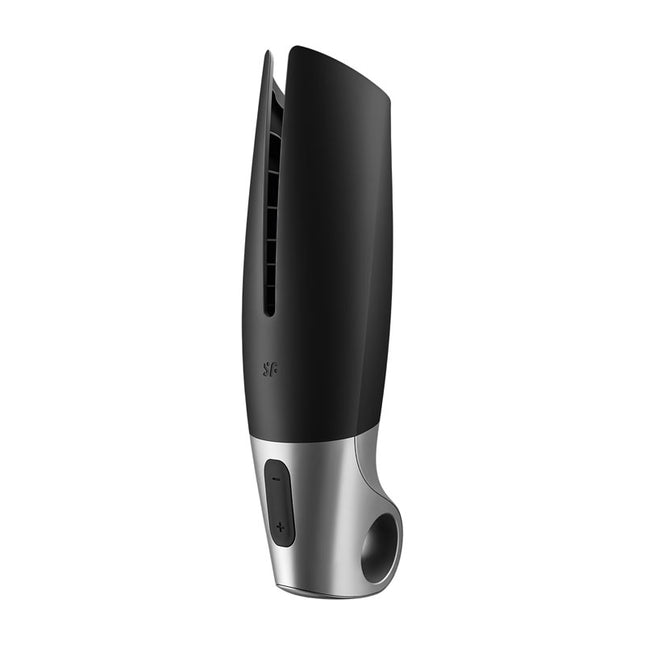 Black Satisfyer Power App Controlled Vibrating Masturbator