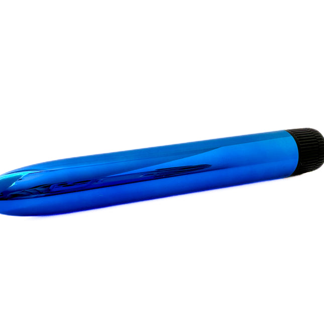 Blue 10 Speed Classic Bullet Vibrator 7 Inch