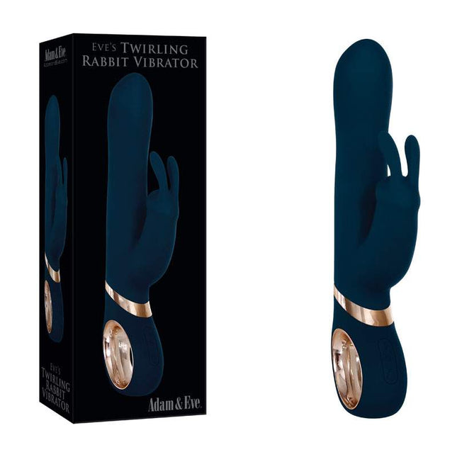 Blue Adam & Eve Twirling Rabbit Vibrator