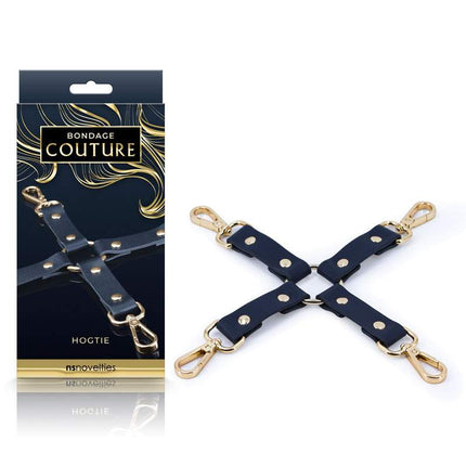 Bondage Couture Hog Tie - Blue with Case and Restraint