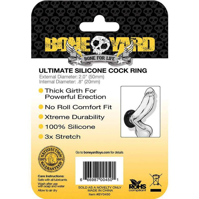 Boneyard Ultimate Silicone Ring Black Instructions