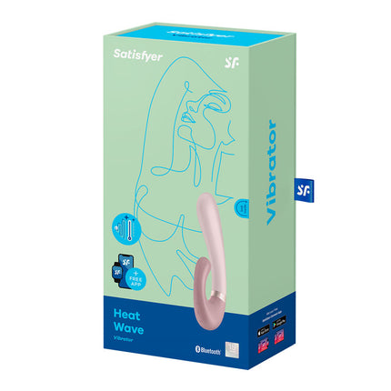 Box only of Mauve Satisfyer Heat Wave App Controlled Rabbit Vibrator