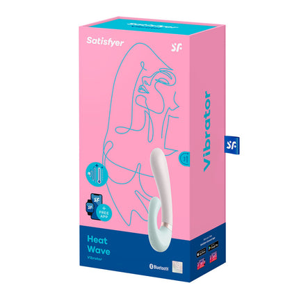 Box only of Mint Satisfyer Heat Wave App Controlled Rabbit Vibrator