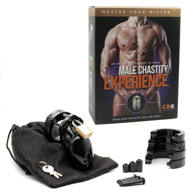 CB-6000S Male Chastity Cock Cage Kit