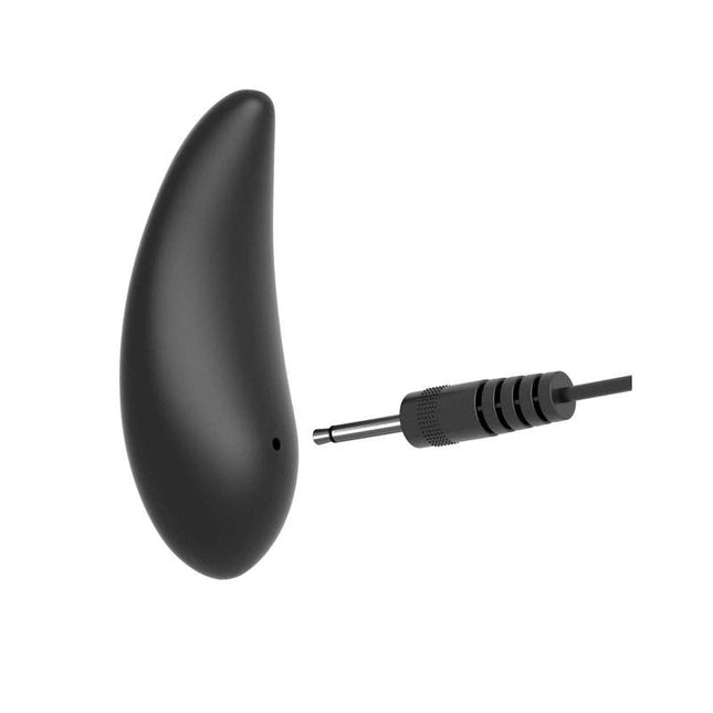 Charging Connection for Silicone Vibrating Butt Plug Side View