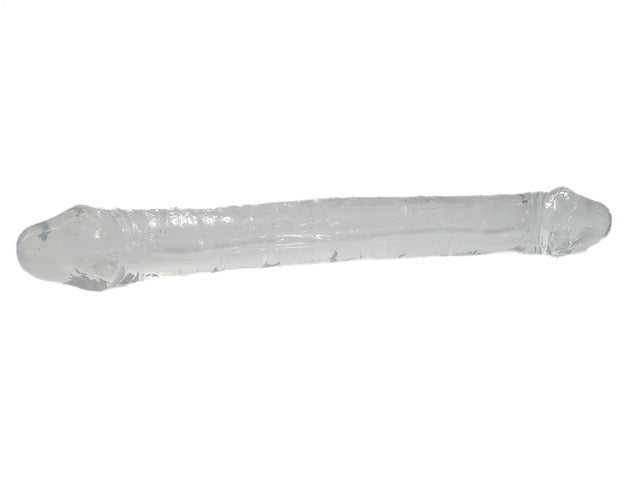 Clear Double Ended Dildo 15 Inch Long Flexible