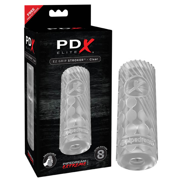 Clear PDX Elite EZ Grip Stroker