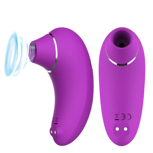 Clitoris Suction Vibrator 9 Sucking Modes Rechargeable Purple