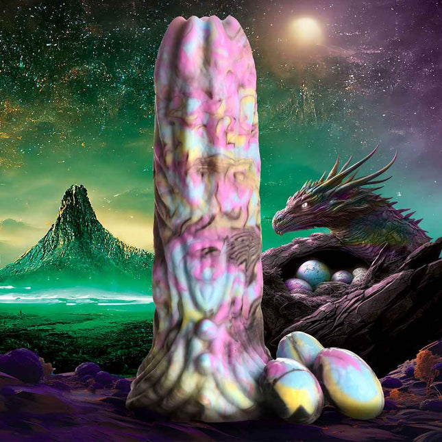 Creature Cocks Dragon Spawn Dildo with Eggs