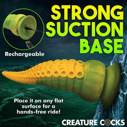 Creature Cocks Monstropus 2.0 Vibrating Tentacled Monster Silicone Dildo Base