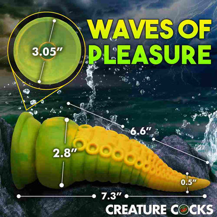 Creature Cocks Monstropus 2.0 Vibrating Tentacled Monster Silicone Dildo Size