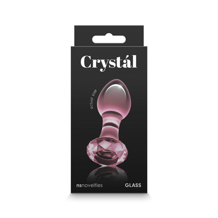 Crystal Gem Pink Glass Butt Plug Box Only