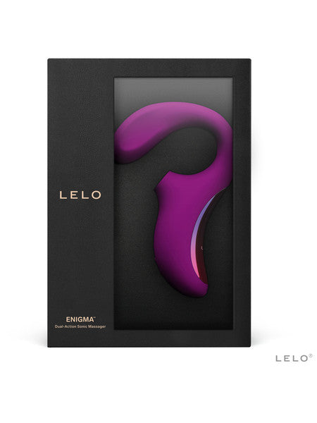 Deep Rose LELO Enigma Cruise Sonic Clitoral & G-Spot Massager Box