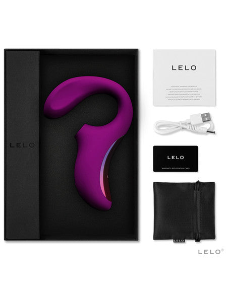 Deep Rose LELO Enigma Cruise Sonic Clitoral & G-Spot Massager Charging Case