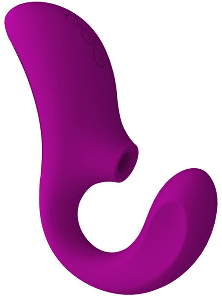 Deep Rose LELO Enigma Cruise Sonic Clitoral & G-Spot Massager Side view