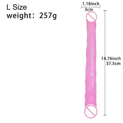 Pink Double Ended Dildo 15 Inch Size Chart