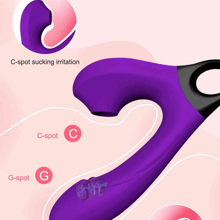 Double Stimulation G Spot and Clit Sucking Sex Toy