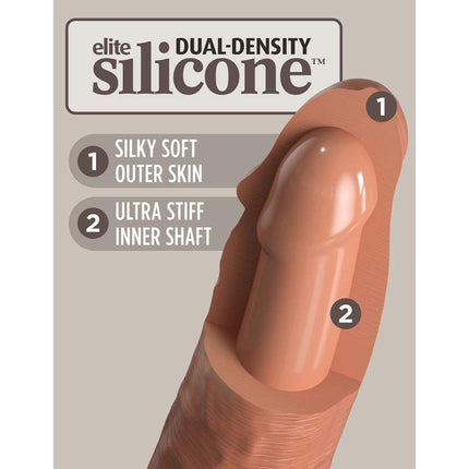 Dual Density Silicon Dildo Ultra Stiff