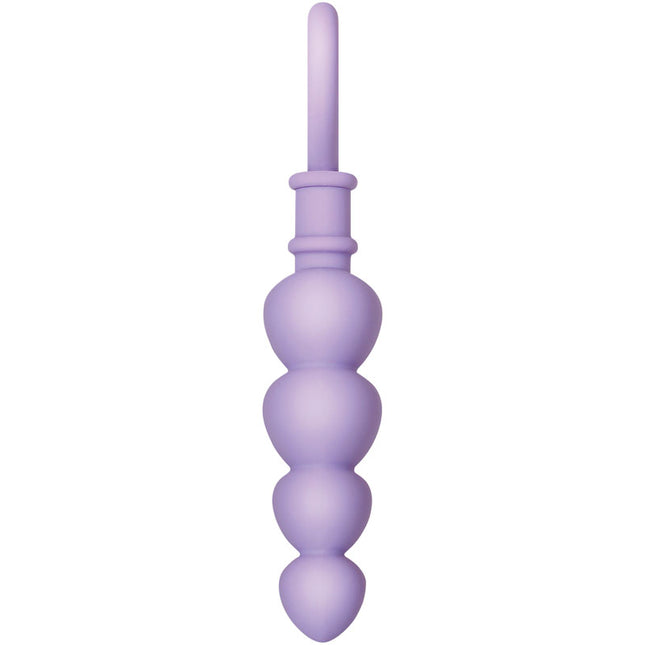 Evolved Sweet Treat Purple 11.5 cm Beaded Butt Plug