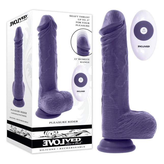 Evolved Pleasure Rider Thrusting Dildo