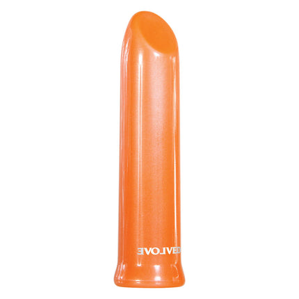 Evolved Lip Service Orange Lipstick Vibrator Front View