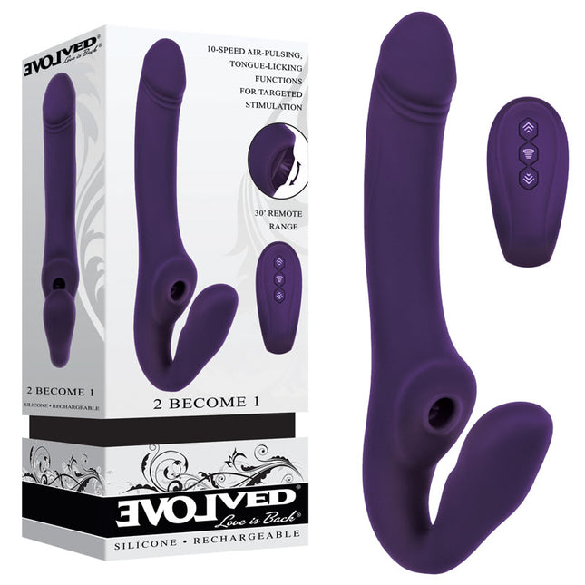 Evolved 2 BECOME 1 Strapless Vibrator