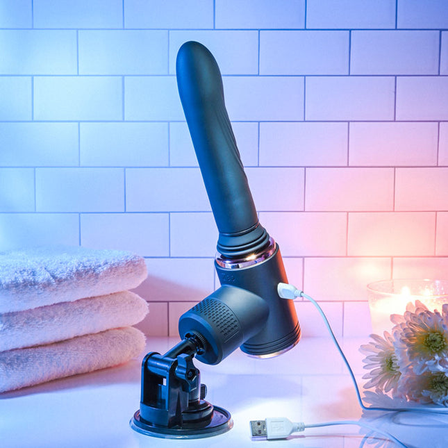 Evolved Too Hot To Handle Thrusting Vibrator Machine