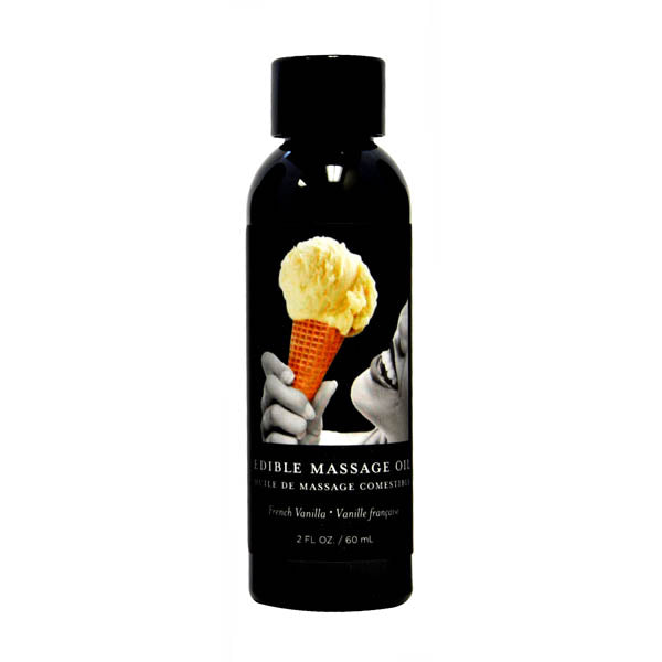 Edible Massage Oil French Vanilla Flavoured 59ml