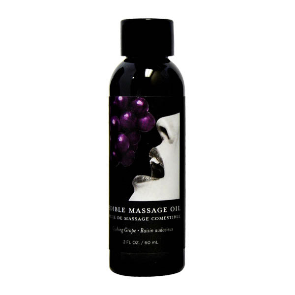 Edible Massage Oil Gushing Grape Flavoured 59ml