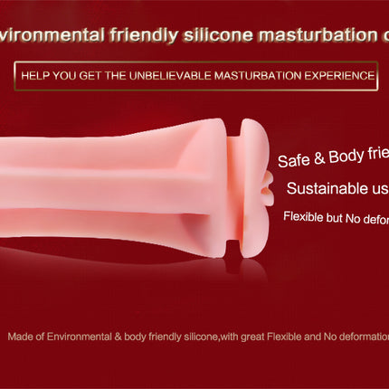 Environmentally Friendly Medical Silicone Passion Cup Male Masturbator