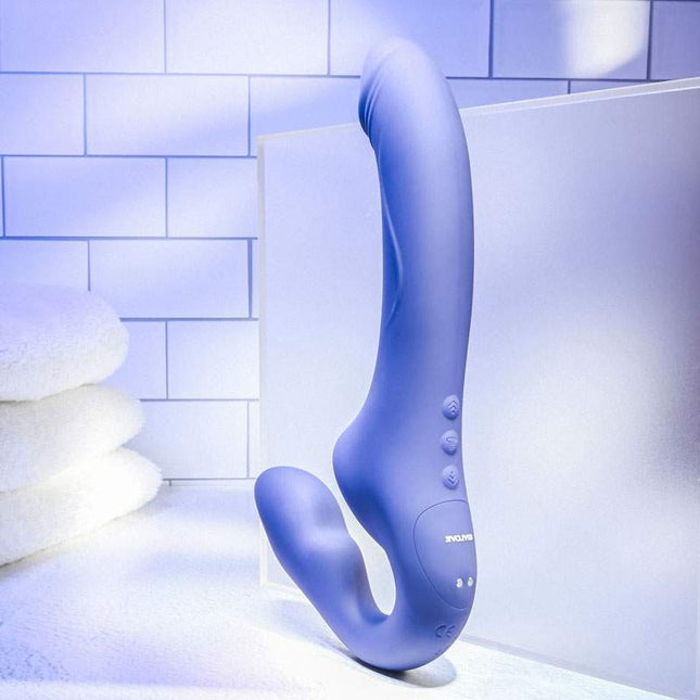 Evolved 2 BECOME 1 Strapless Vibrator Rear View