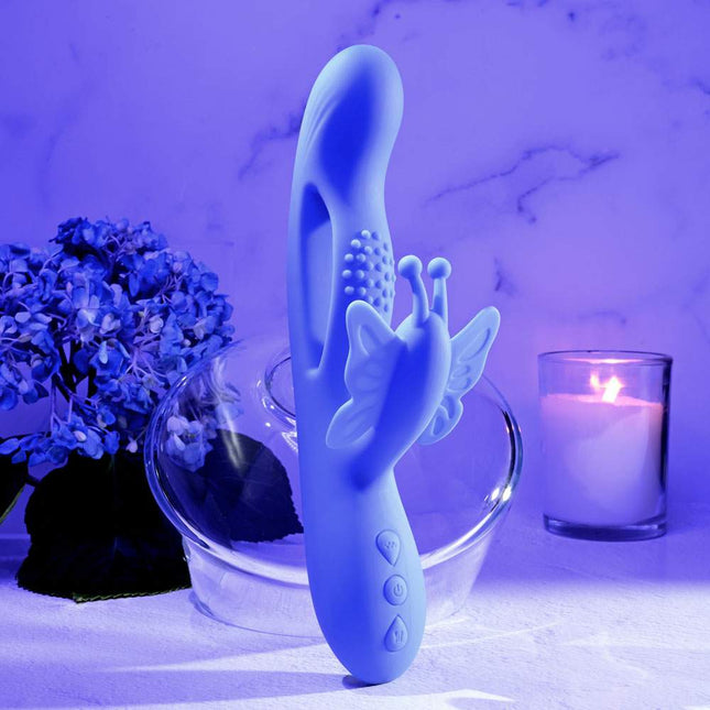 Evolved BUTTERFLY DREAMS Vibrator Standing Tall Side View