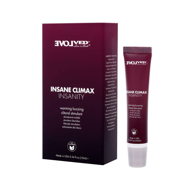 Evolved Insane Climax Insanity Clitoral Stimulation Gel Box