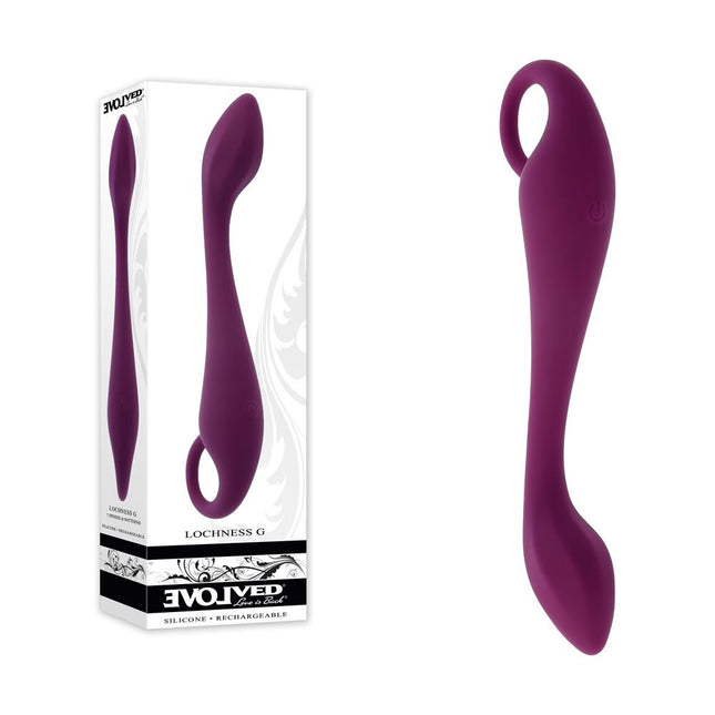 Evolved Lochness G Spot Purple Vibrator Box