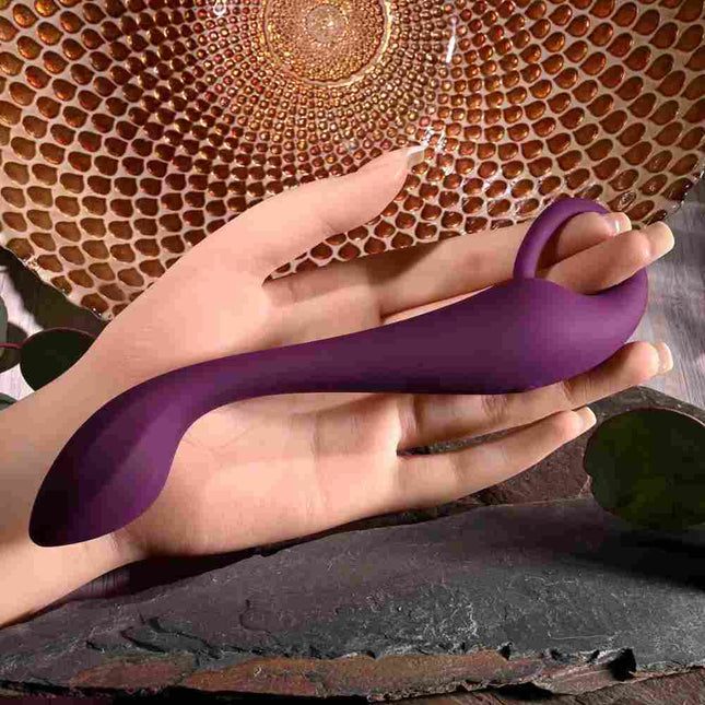 Evolved Lochness G Spot Purple Vibrator Hand