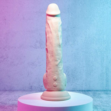 Evolved THRUST IN ME LIGHT Dildo Front View on Stand