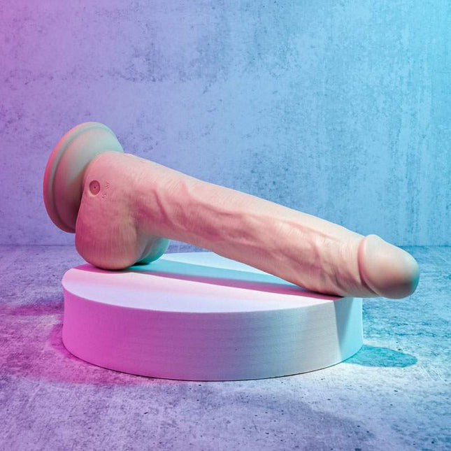 Evolved THRUST IN ME LIGHT Dildo Side View on Stand