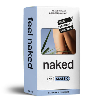 Naked Classic Ultra Thin Lubricated Condoms 12pk