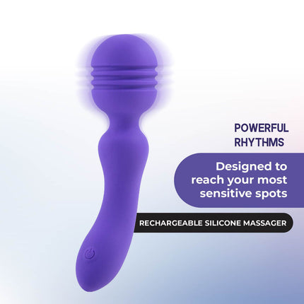 Xciter Purple Massage Wand Silicone