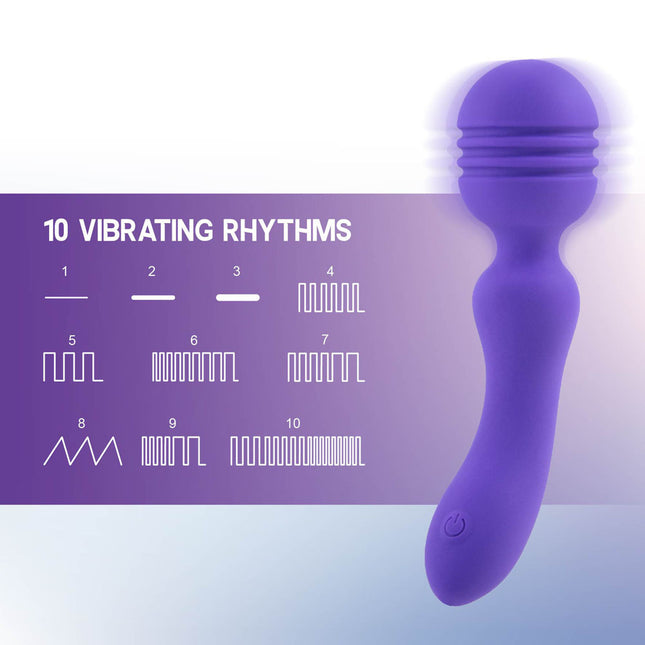 Xciter Purple Massage Wand Vibrating