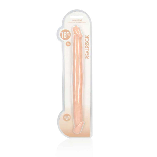 Flesh REALROCK 18 Inch Double Ended Dildo Case