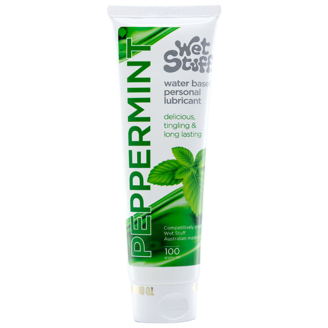 Wet Stuff Peppermint Flavoured Water Based Lubricant - 100g Tube