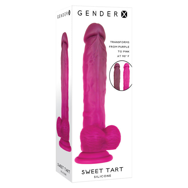 Gender X SWEET TART - Purple Pink 21 cm 8" Colour Changing Dong Box Only