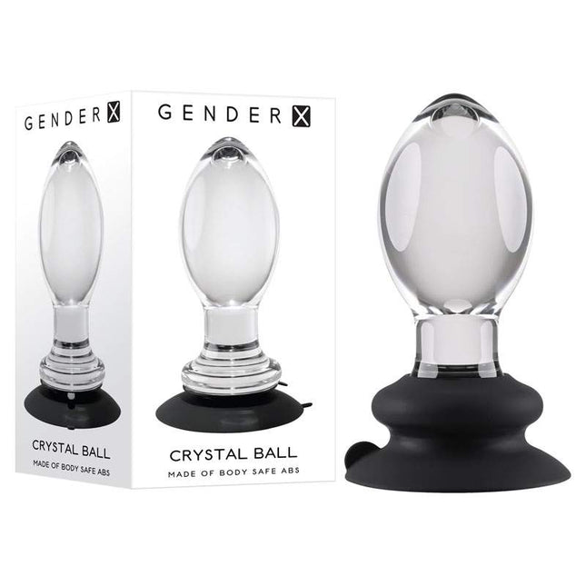 Gender X Crystal Ball Butt Plug with Case