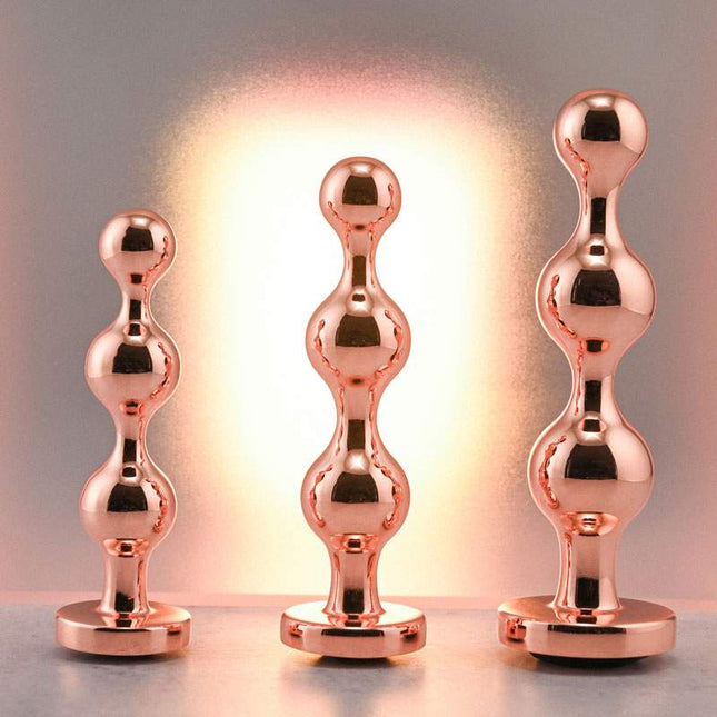 Gender X GOLD DIGGER Butt Plug Set Front View