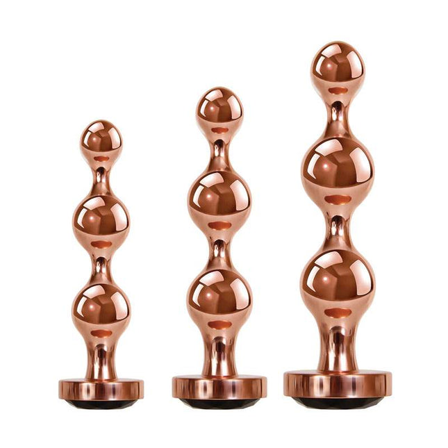 Gender X GOLD DIGGER Butt Plug Set Rear Standing View