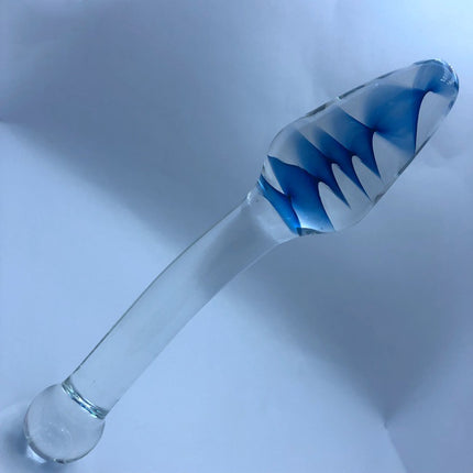 Glass Double Ended Dildo 6 Inch chat 90 Degrees