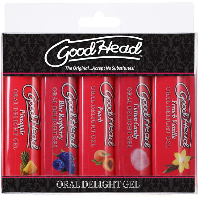 GoodHead Oral Delight Gel - 5 Pack by Doc Johnson