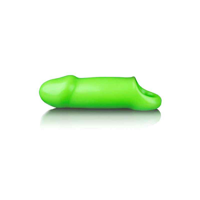 Green OUCH! Glow In The Dark Smooth Thick Stretchy Penis Sleeve